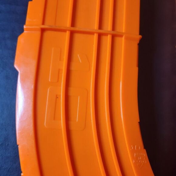 Lot Of 3 Nerf Gun Clips Orange 10 Capacity And 2 @ 12 Capacity - Picture 2 of 4